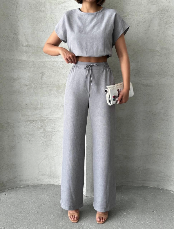 Bluz pantolon takım s255057 - Görsel 4