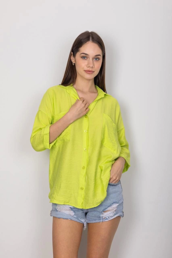 Cepli salaş gömlek t1010 - Görsel 2