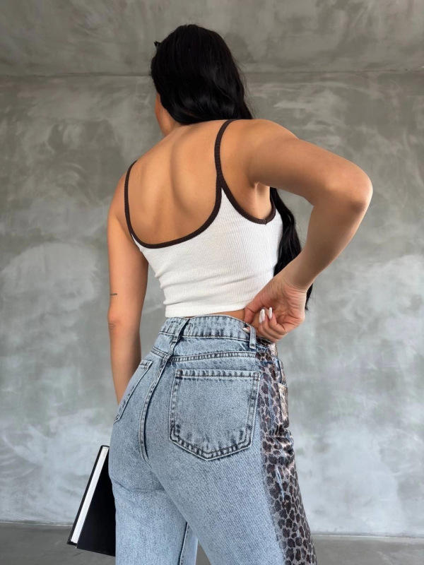 Kaş korse crop bluz - Görsel 4
