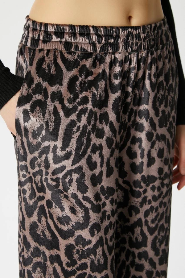 Leopar desen pantolon - Görsel 4