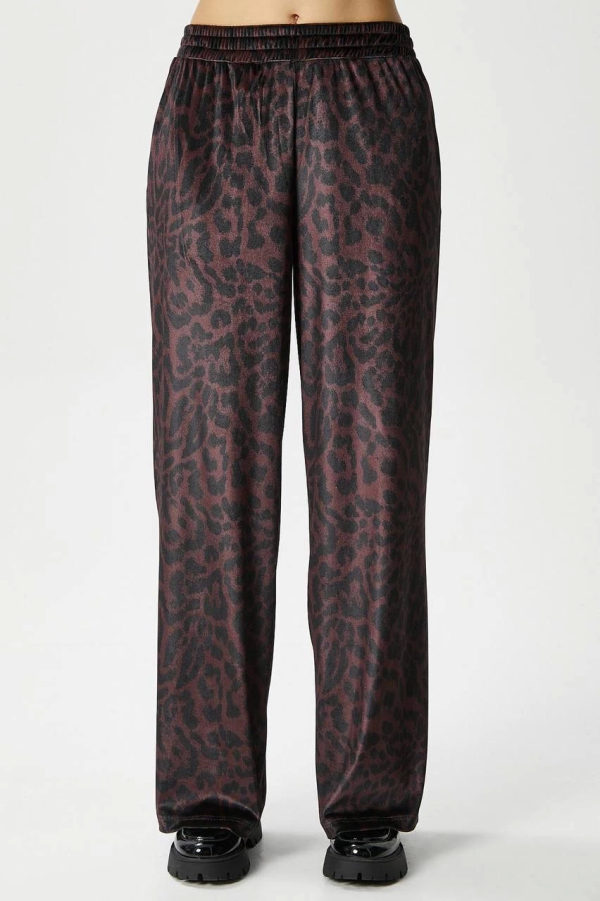Leopar desen pantolon - Görsel 2