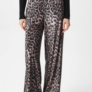 Leopar desen pantolon