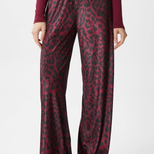 Leopar desen pantolon